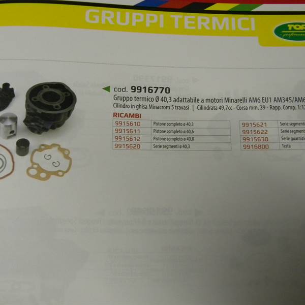 GRUPPO TERMICO TOP PERFORMANCE AM6